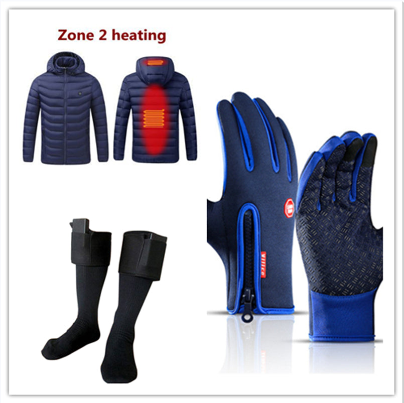 Touch Screen Waterproof Sports Gloves With Fleece