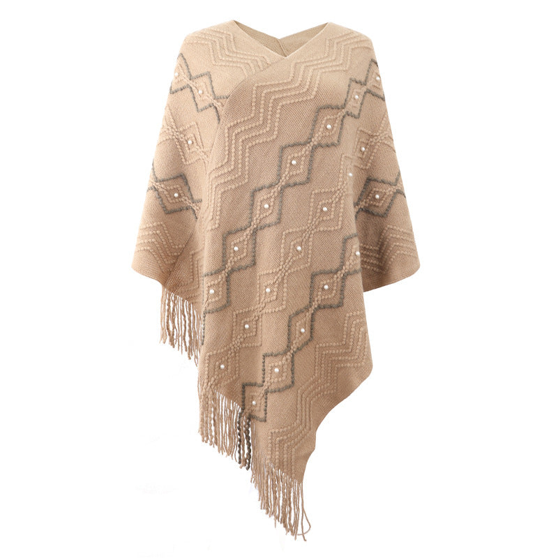 Women's Wave Imitation Cashmere