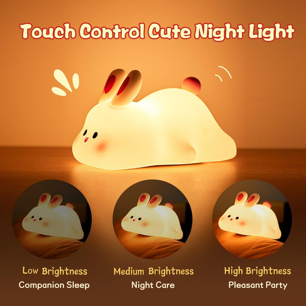 Silicone LED Touch Sensor Night Light Lamp