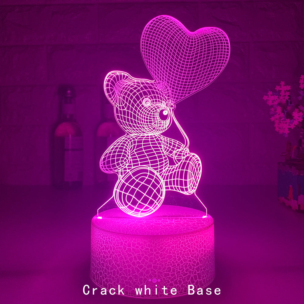 3D Acrylic Lamp | USB LED Night Lights