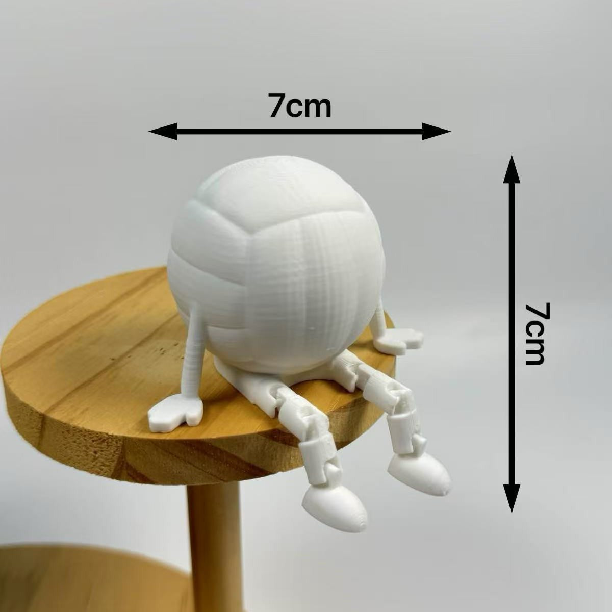 Volleyball Sitting Villain Ornaments