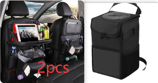 Leather Car Storage Bag | Multifunction Waterproof Car Organizer