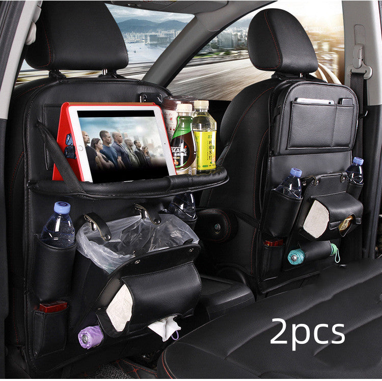 Leather Car Storage Bag | Multifunction Waterproof Car Organizer