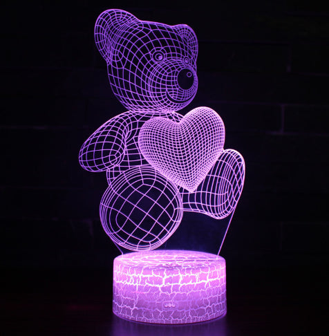 3D Acrylic Lamp | USB LED Night Lights