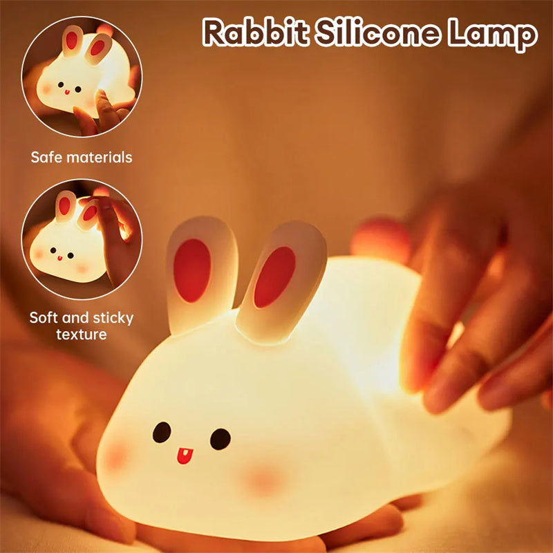 Silicone LED Touch Sensor Night Light Lamp