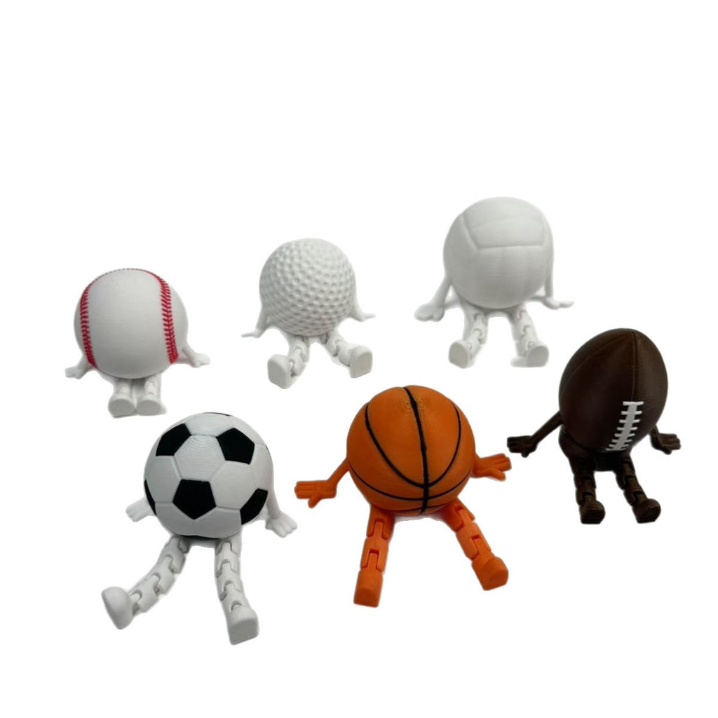 Volleyball Sitting Villain Ornaments