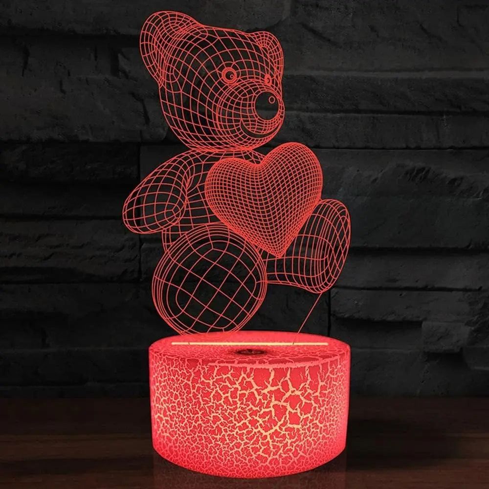 3D Acrylic Lamp | USB LED Night Lights